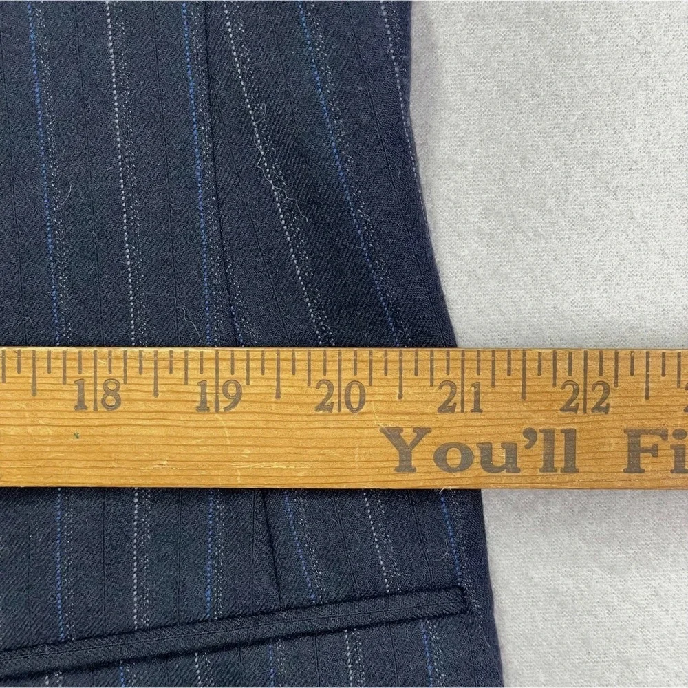 Polo Ralph Lauren Blazer Mens 42L‎ Navy Wool Pinstripe 90s 3-Button Italy $1255